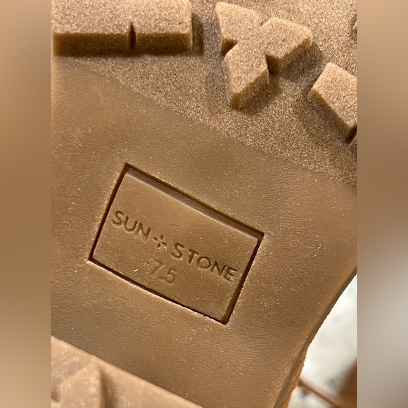 Sun + Stone Brown Lace Up Boots - Picture 11 of 13